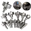 Freeshipping 13Pcs Carbide Tip Tct Bit Hole Saw Set Stainless Steel Metal Alloy Tool Hole Set Avvxu