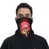 Halsdukar Tony Chopper One Piece Bandana Neck Cover Printed Mask Scarf Multifunktion Huvudband Utomhus Sport Unisex Vuxen Hela säsongen