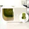 キッチンストレージプラスチックスポンジボックスドレインラックディッシュセルフシンクオーガナイザースタンド調理器具ツール