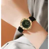 Wristwatches Luxury Women Bracelet Quartz Watches For Leather Watch Ladies Sports Dress Wrist Clock Digital