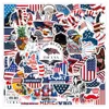 NOVYTY ITENS 103050PCS American Flag Independence Dia Cool Stickers Laptop Guitar Luggage Phone Principal de graffiti Decal