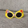 مصنع نظارات الطفل نظارة شمسية لطيفة قطة إطار ظلال UV400 حماية الرسوم المتحركة كؤوس الشمس
