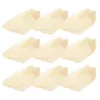 Ensembles de vaisselle 50 pcs Plateau Sushi Bateau Assiettes jetables Japonais Sashimi Bois Snack Bol en bois