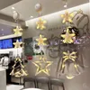 New Christmas suction lamp shopping window decoration hanging lights Christmas festive atmosphere decoration suction lamp