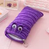 Cute Caterpillars Monster Zipper Pencil Bag Creative Student Large -capacity Papeterie Box ss0412