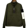 Giacche Topstoney di marca da uomo di alta qualità Moda lavato Mezza cerniera Utensili Giacca con stemma ricamato casual Stones Island Jumpers240859