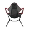 Camp Furniture Custom Logo Folding Hammock Camping Chair Portable High Back Soft Mjuk vadderad svängande solstolar till salu/