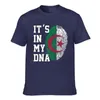 Magliette da uomo Bandiera dell'Algeria Mappa del paese algerino È NEL MIO DNA Uomo Donna T-shirt Ragazzi T-shirt Maglietta Hip Hop XS-5XL Fan di cotone