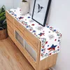 Nyhetsartiklar Patriotic Star Table Runner American Independence Day Tabelduk Dresser Scarf Holiday Coffee Party Dining Table Home Decoration Z0411