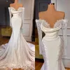 Élégant 2023 robes De mariée sirène hors de l'épaule à manches longues en dentelle Vestidos De Noiva robe De mariée sur mesure