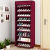 4 5 6 8 10 Layer Dustproof Shoe Rack Non-woven Home Shoe Storage Rack Bedroom Dormitory Corridor Cabinet Storage Closet 201030295s