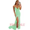 Vestido de baile de sereia de lantejoulas femininas fdhaolu com flash cross cross cross cross cross cross long formal vestido de noite LO2038