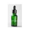 Dark Green Glass Dropper 20 Ml Bottles Gold Black Silver Lids Thick 20Ml Glass Sample Dropper Bottle BJ