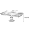 Plates Plate Stand Cake Glass Fruit Cupcake Footed Display Tray Platter Bowl Serving Sushi Cheese Pastry Dessert Decorative Riser