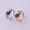 Классические простые мужские кольца квадрат черные кольца мужские пальцы кольца для мужчин обручальные свадебные роскошные украшения ювелирные изделия