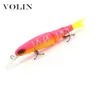 Betar lockar Volin 1pc 65mm 7.5g Hårt Minnow fiskebett konstgjorda lock Swimbait med reserv svans Magallon fogat bete för gädda abborre 230412