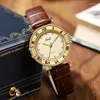 Wristwatches Luxury Women Bracelet Quartz Watches For Leather Watch Ladies Sports Dress Wrist Clock Digital