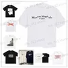 T-shirts pour hommes 22FW Summer High Street Numéro 6 Plissé Boule de papier Lettre de broderie MM Martin Femmes coréennes à manches courtes T230412