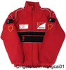 Vestes pour hommes costume de course F1 2022 nouvelle veste rembourrée en coton d'équipe entièrement brodée spot sa 4123