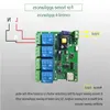 IoT DC 5V/7-32V 4-kanal 3-modeller 4-relay WiFi 433MHz fjärrbrytare Universal Module Smart Home Accessories DLSKR