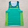 Herrtankstoppar Etiopien Sydafrika Hellas Team Man Fast Running Net Breattable Vest Speed ​​Athlete Track Field Singlet Anpassningsbar 230411