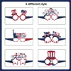Nyhetsartiklar 6st American Independence Day Decor Pappersglasögon USA National Day Paper Glass Kid Happy USA Independence Day Party Photo Props Z0411