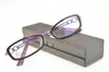 Sunglasses CLARA VIDA Full Rim Rings Decoration Purple Women Reading Glasses 1.25 1.75 2.25 2.75 3.25 3.75 4.25