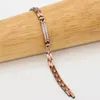 Link Bracelets Chain Pure Copper Magnet Energy For Women Fashion Magnetic Crystal Bracelet Female Jewelry Arrival