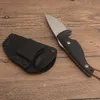 Remise Chaude Couteau droit de survie G2378 D2, lame finition satinée, manche G10 complet, Camping en plein air, chasse, couteaux à lame fixe Kydex