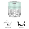 Mini triturador de alho elétrico, ferramentas para aves, carregamento usb, prensa de alho vegetal, sem fio, inteligente, cozinha, picador de alimentos, 100/250/300ml, phpev