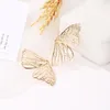 Stud Earrings Wild Personality Metal Butterfly For Women Sweet Romantic Jewelry 2023 Summer Beach Jewellry Fashion Accessories