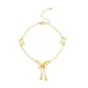 Anklets 316L Stainless Steel Gold Color Butterfly Charm For Women Girl Trend Leg Chain Waterproof Jewelry Gift Party