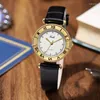 Wristwatches Luxury Women Bracelet Quartz Watches For Leather Watch Ladies Sports Dress Wrist Clock Digital