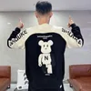 Men's Hoodies & Sweatshirts Spring And Autumn All-Match Trend Bear Exclusive Printed Round Neck Pullover Hoodie Loose Warm Casual