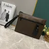 Designer Clutch koperta dla mężczyzn torba kosmetyczna Kobiety Big Travel Organizer Storage Torby torebka skórzana torba na ramię torebka M40504