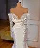 Élégant 2023 robes De mariée sirène hors de l'épaule à manches longues en dentelle Vestidos De Noiva robe De mariée sur mesure