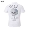 Phillip Plain PP Designer Mens Skull Diamond T Shirts Short Sleeve Brand Spring and Summer High O-Neck Quality Skulls Tshirt Tees PP68