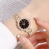 Montres-bracelets 2023 Dernière petite taille Bracelet Femmes Montres Rose Or Noir Loisirs Mode Simple Quartz Montre-Bracelet