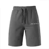 Heren shorts European en American Sport Fashion Medium Taille Straight Cilinder Type Micro Elastic Casual Cotton Sports Men'sm