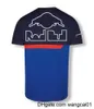 メンズTシャツF1チーム衣料品Tシャツフォーミュラ1レーシングスーツショートソビングTシャツVerstappen 2021スポーツラウンドネックティーカスタマイズ同じ4123