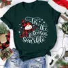 Kadın Tişörtleri Kadınlar Baskı Kısa Kollu Sweatshirt Külot Bluz Üstler Sıradan Basit Moda T-Shirt Blusas Y Camisas 58