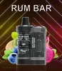 QST RUM BAR BULLET 7000 Puff Cigarro Eletrônico Descartável Vape Starter Kit 8.0 ml Bateria 600mAh Recarregável E-Cigarro Vape Pen bang