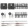 Accessori per orologi Movimento dell'orologio Kit di numeri delle parti dell'orologio Meccanismo di sostituzione in noce Lancette da parete in legno Lavoro in metallo