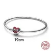 Silver Bangle Pandola Charm Bracelet for Woman Classic Designer Jewelry Women Bangle Bracelets Fashion Accessories Womens Girl Gift Wholesale 16-21cm size