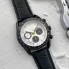 Omeg Nowe sześć trzech szwów luksusowe zegarki męskie kwarc zegarek wysokiej jakości najlepsza marka projektant zegarowy skórzany pasek Męs