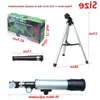 Freeshipping 360x50mm astronomiskt teleskop camping monokulärt med bärbart stativutrymme spotting scope monokulärt teleskop för början besl