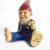 1pcs Bearded Face Willy The Naughty Peeing Gnome Resin Playful Christmas Gnomes Merry Xmas Decor Garden Flashing Gnome For Lawn 20271V