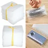 Opbergzakken 50 Stuks Plastic Beschermende Wrap Envelop Witte Bubble Foam Verpakking PE Doorzichtige Zak Schokbestendige Dubbele Film Cushioning2609