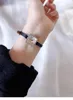 Relógios de pulso 2023 relógio feminino luxo temperamento quartzo incrustado com strass couro genuíno como um presente para namorada