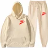 Mäns avslappnade hoodie -sportspårar 2 stycken Tracksuit modesportkläder kostymer muskel manlig jogging kläder plus storlek xxxl